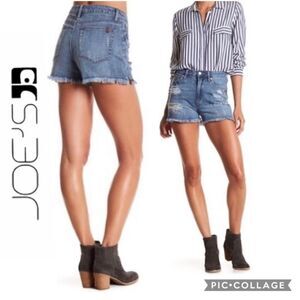 Joe’s Jeans Kiernan Distressed High Rise Cutoff Short, Size 26